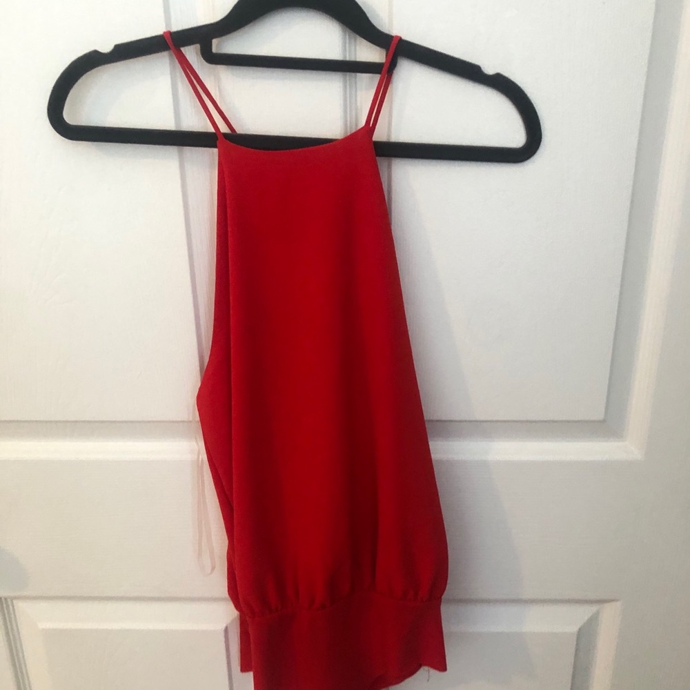 Red bodysuit